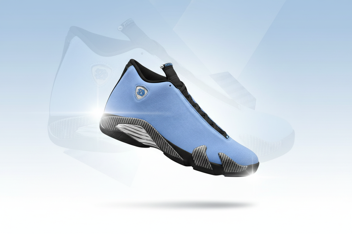 Air Jordan 14 UNC Hero Banner - Light